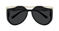 Occhiali da sole Saint Laurent Donna SL M137 AMELIA001-BLACK-GOLD-BLACK55 - SL M137 AMELIA001-BLACK-GOLD-BLACK55
